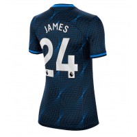 Camisa de time de futebol Chelsea Reece James #24 Replicas 2º Equipamento Feminina 2023-24 Manga Curta